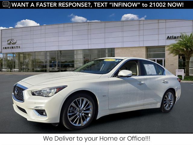 Majestic 2020 INFINITI Q50 Sedan Rear-Wheel Drive 7-Speed Automatic Overdrive