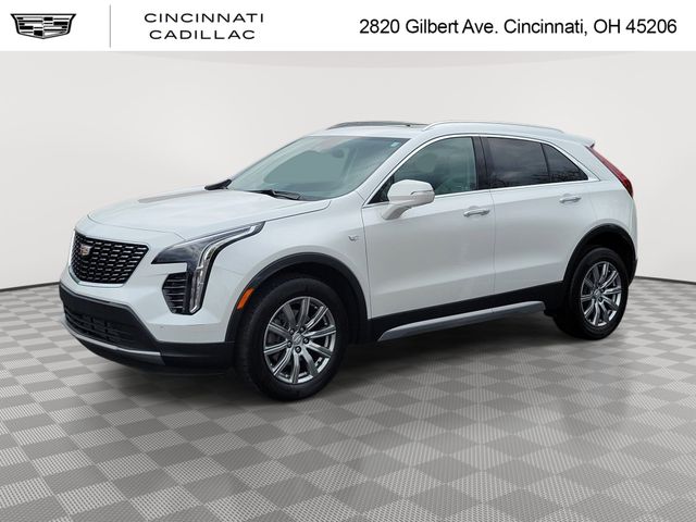 Crystal White 2023 Cadillac XT4 Premium Luxury AWD SUV / Crossover Four-Wheel Drive 9-Speed Automatic