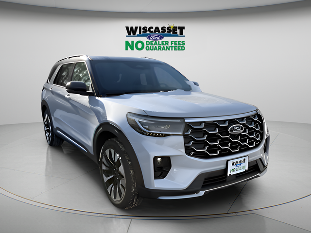 Space White Metallic 2026 Ford Explorer Platinum AWD SUV / Crossover All-Wheel Drive Automatic