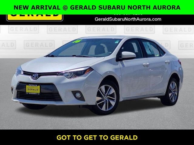 White (Blizzard Pearl) 2016 Toyota Corolla Eco Plus Sedan Front-Wheel Drive Continuously Variable Transmission