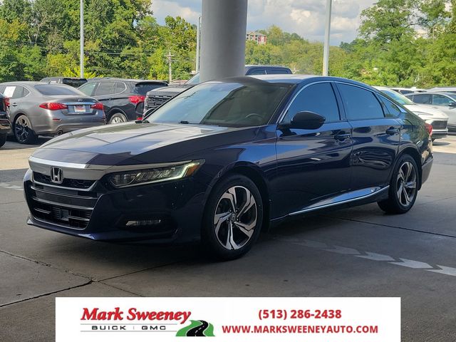 Blue 2018 Honda Accord Sedan Front-Wheel Drive Continuously Variable Transmission