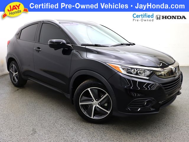 Crystal Black Pearl 2022 Honda HR-V EX-L AWD SUV / Crossover All-Wheel Drive Continuously Variable Transmission