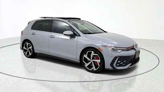 Gray 2025 Volkswagen Golf GTI Hatchback Front-Wheel Drive 7-Speed Dual Clutch