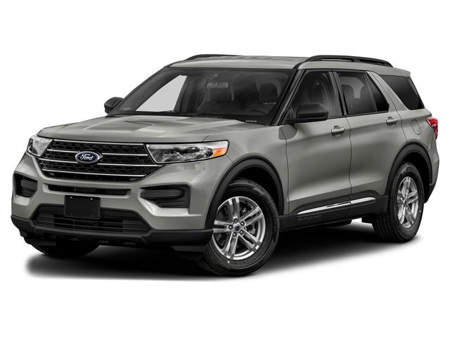 Iconic Silver Metallic 2022 Ford Explorer XLT AWD SUV / Crossover All-Wheel Drive Automatic