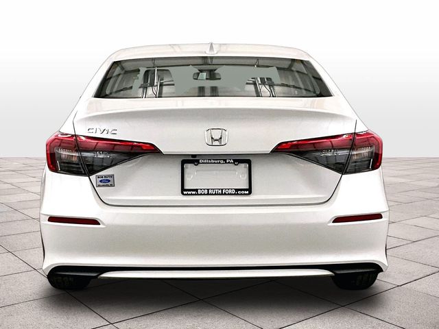 2023 Honda Civic EX White at Bob Ruth Ford