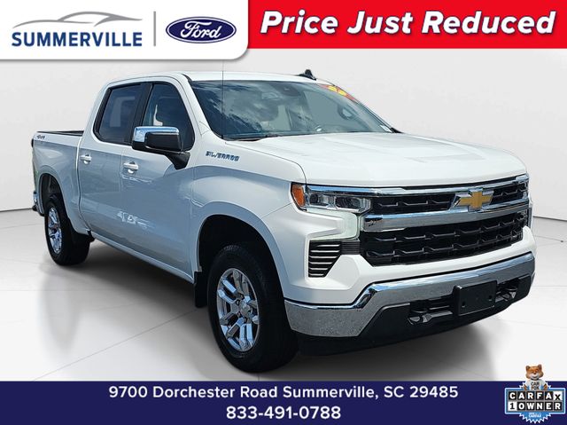 Summit White 2023 Chevrolet Silverado 1500 Pickup Truck Four-Wheel Drive 8-Speed Automatic