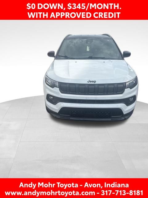 Bright White Clearcoat 2022 Jeep Compass Altitude FWD SUV / Crossover Front-Wheel Drive 6-Speed Automatic