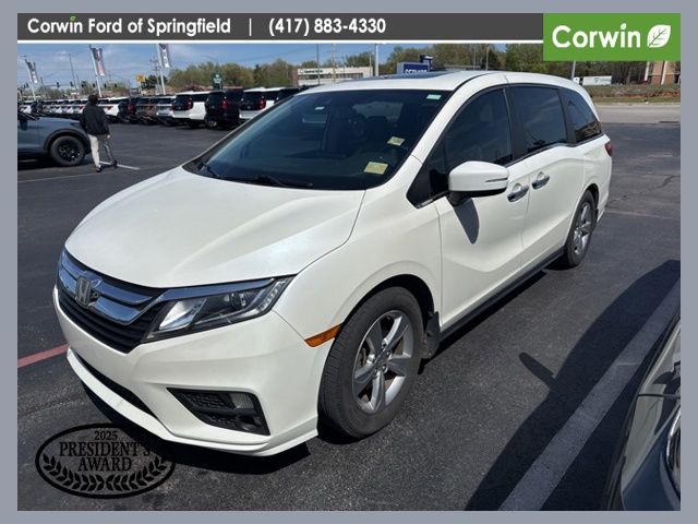 White Diamond Pearl 2018 Honda Odyssey EX-L FWD Minivan Front-Wheel Drive 9-Speed Automatic