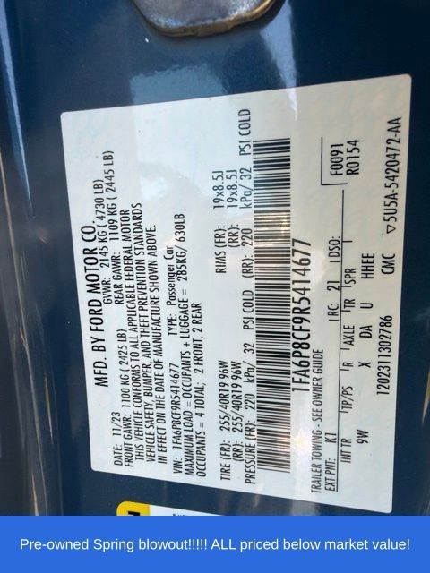 Used 2024 Blue Ford GT Premium image 20