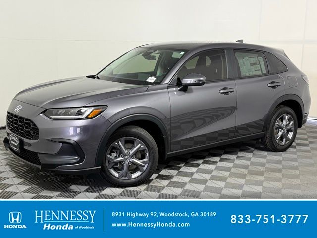 Gray (Modern Steel Metallic) 2026 Honda HR-V LX AWD SUV / Crossover All-Wheel Drive Continuously Variable Transmission