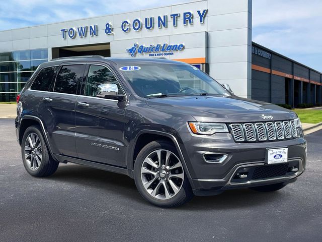 Gray (Granite Crystal Metallic Clearcoat) 2018 Jeep Grand Cherokee SUV / Crossover Four-Wheel Drive 8-Speed Automatic