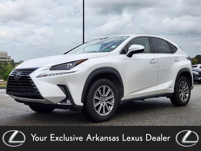 White 2020 Lexus NX Hybrid 300h AWD SUV / Crossover All-Wheel Drive Continuously Variable Transmission