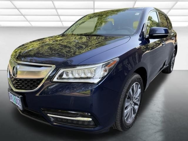 Fathom Blue Pearl 2016 Acura MDX SUV / Crossover All-Wheel Drive 9-Speed Automatic