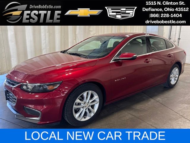 Cajun Red Tintcoat 2018 Chevrolet Malibu Sedan Front-Wheel Drive 6-Speed Automatic
