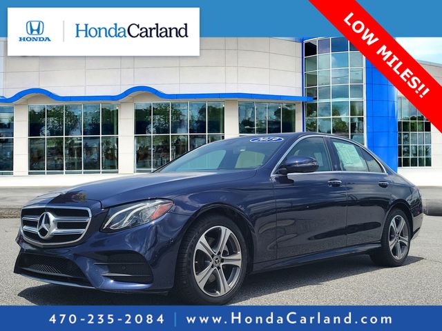 Lunar Blue Metallic 2019 Mercedes-Benz E-Class Sedan All-Wheel Drive 9-Speed Automatic