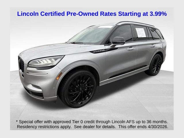 Silver Radiance Metallic Clearcoat 2024 Lincoln Aviator Reserve AWD SUV / Crossover All-Wheel Drive Automatic