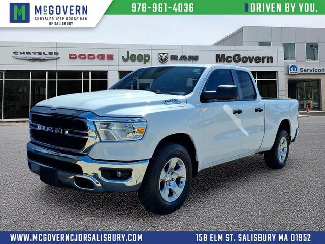Bright White Clearcoat 2023 RAM 1500 Pickup Truck Four-Wheel Drive 8-Speed Automatic