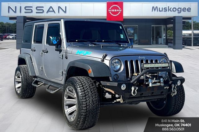 Billet Silver Metallic Clearcoat 2018 Jeep Wrangler JK Unlimited Sport 4WD SUV / Crossover Four-Wheel Drive 6-Speed Manual