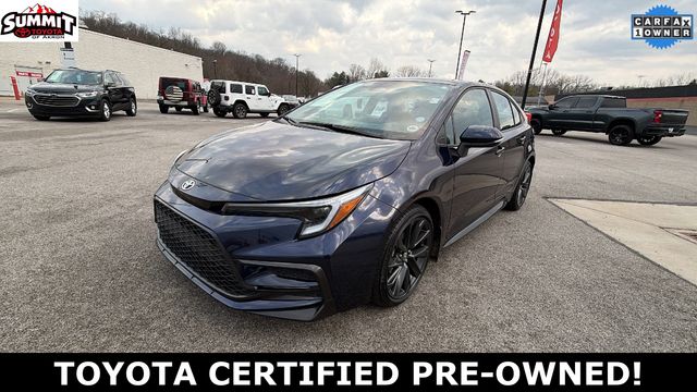 Blueprint 2024 Toyota Corolla XSE FWD Sedan Front-Wheel Drive Continuously Variable Transmission