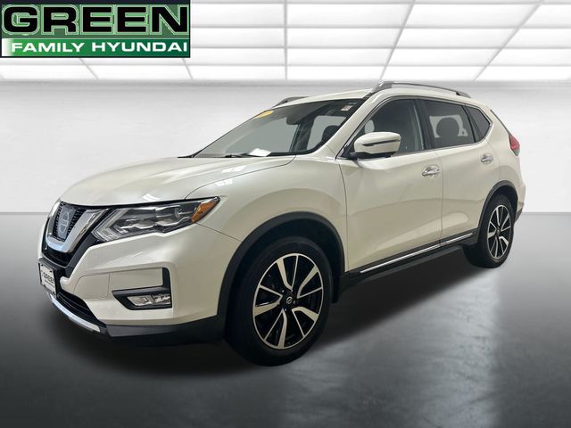 Pearl White 2017 Nissan Rogue SUV / Crossover All-Wheel Drive Continuously Variable Transmission