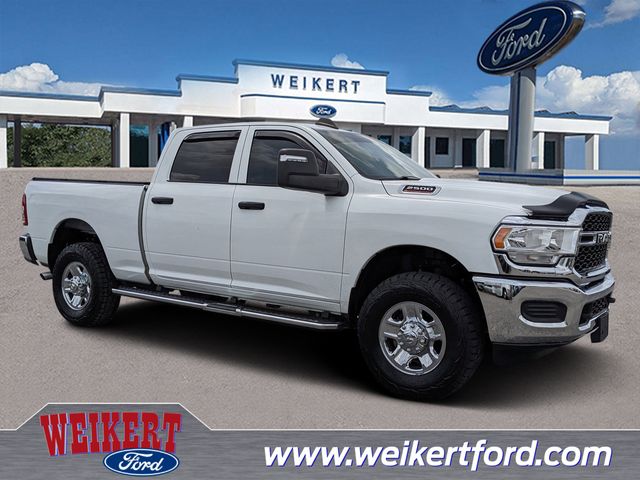 Bright White Clearcoat 2024 RAM 2500 Tradesman Crew Cab 4WD Pickup Truck Four-Wheel Drive 8-Speed Automatic