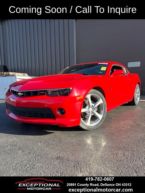 Red Hot 2015 Chevrolet Camaro Coupe Rear-Wheel Drive 6-Speed Automatic