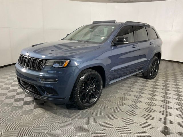 Slate Blue Pearlcoat 2021 Jeep Grand Cherokee SUV / Crossover Four-Wheel Drive 8-Speed Automatic