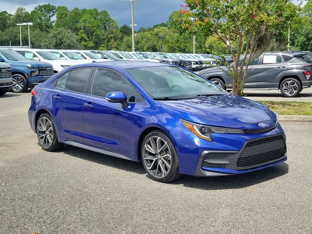 Blue Crush Metallic 2020 Toyota Corolla Sedan Front-Wheel Drive Continuously Variable Transmission