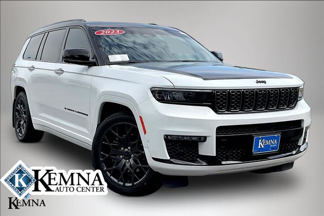 Bright White Clearcoat 2023 Jeep Grand Cherokee L SUV / Crossover Four-Wheel Drive 8-Speed Automatic