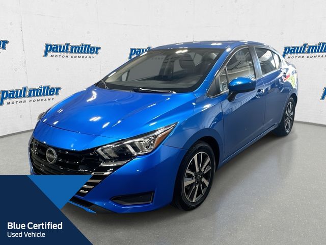 Electric Blue Metallic 2024 Nissan Versa Sedan Front-Wheel Drive Continuously Variable Transmission
