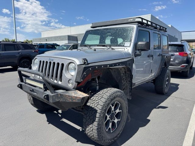 Billet Silver Metallic Clearcoat 2015 Jeep Wrangler Unlimited Sport 4WD SUV / Crossover Four-Wheel Drive 5-Speed Automatic