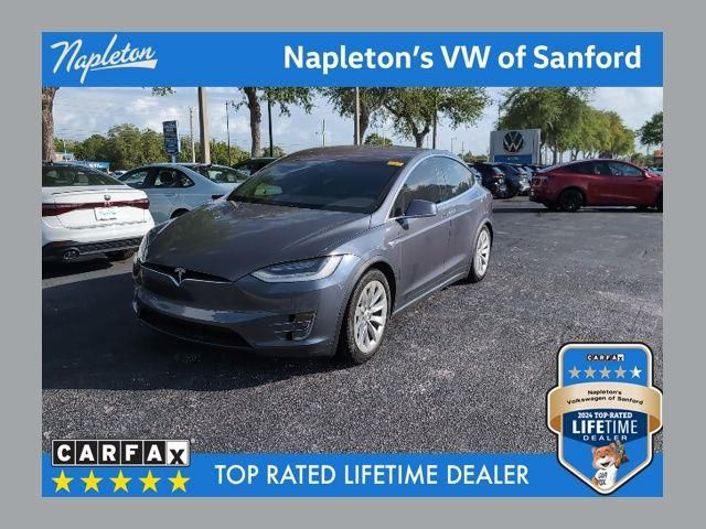 Gray 2020 Tesla Model X Long Range AWD SUV / Crossover All-Wheel Drive 1-Speed Automatic
