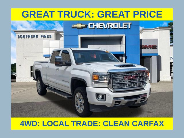 Summit White 2019 GMC Sierra 2500HD Pickup Truck Four-Wheel Drive 6-Speed Automatic