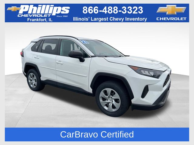 Super White 2021 Toyota RAV4 SUV / Crossover All-Wheel Drive 8-Speed Automatic