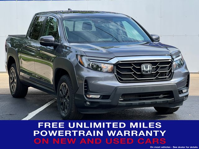 Gray 2023 Honda Ridgeline Pickup Truck All-Wheel Drive 9-Speed Automatic