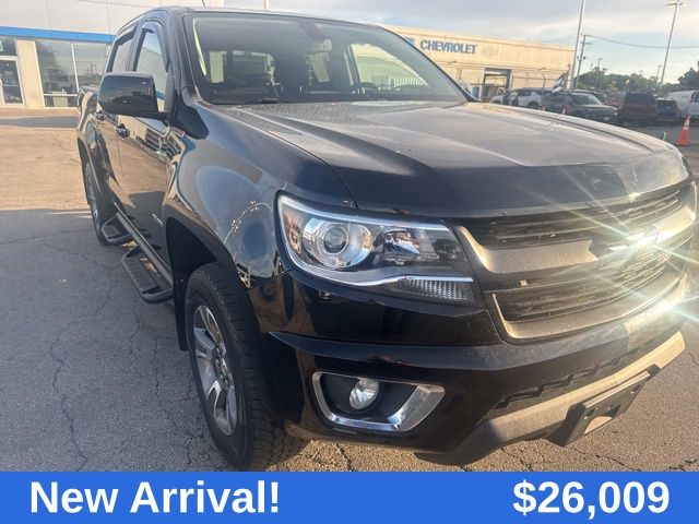 Black 2019 Chevrolet Colorado Z71 Crew Cab 4WD Pickup Truck Four-Wheel Drive 6-Speed Automatic
