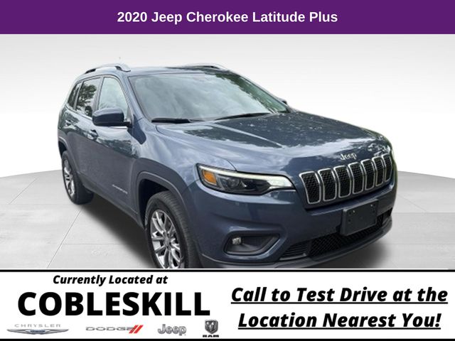 Slate Blue Pearlcoat 2020 Jeep Cherokee SUV / Crossover Four-Wheel Drive 9-Speed Automatic