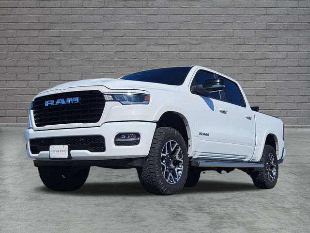 Bright White Clearcoat 2025 RAM 1500 Pickup Truck Four-Wheel Drive 8-Speed Automatic