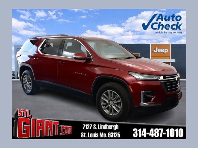 Radiant Red Tintcoat 2023 Chevrolet Traverse LT Leather AWD SUV / Crossover Four-Wheel Drive 9-Speed Automatic