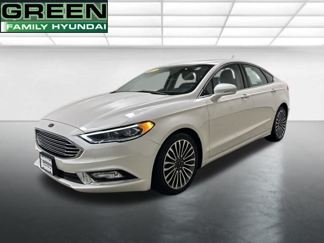White Platinum 2017 Ford Fusion SE Sedan Front-Wheel Drive 6-Speed Automatic
