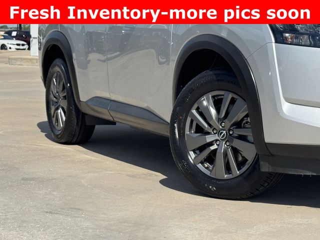 2025 Nissan Pathfinder SV Silver at Texan Dodge Chrysler Jeep Ram