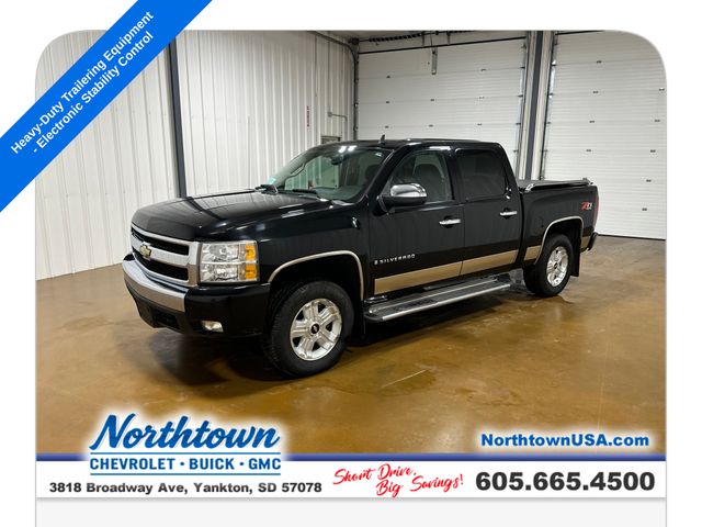 Black 2008 Chevrolet Silverado 1500 Pickup Truck 4-Speed Automatic Overdrive