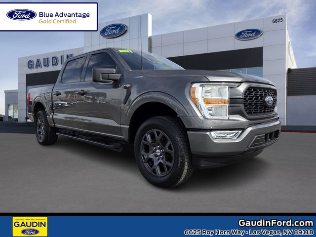 Gray 2021 Ford F-150 XL SuperCrew RWD Pickup Truck 4X2 Automatic