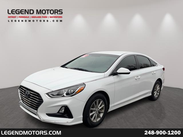 Quartz White Pearl 2019 Hyundai Sonata SE FWD Sedan Front-Wheel Drive 6-Speed Automatic