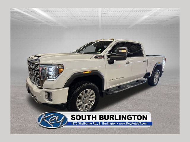 White 2020 GMC Sierra 2500HD Pickup Truck Four-Wheel Drive Automatic