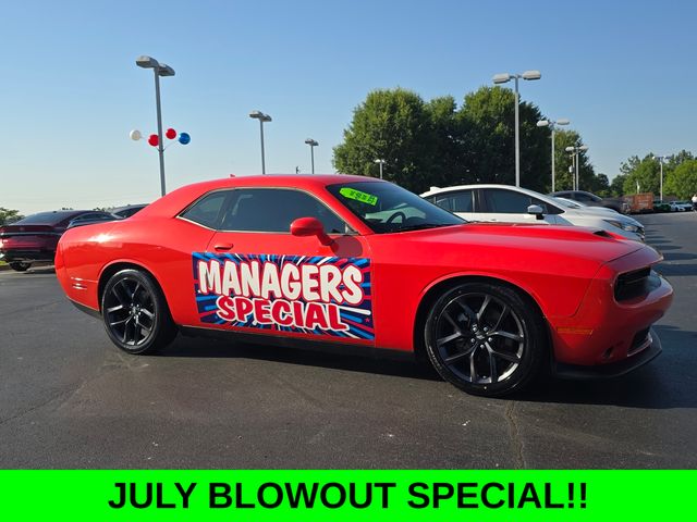 Go Mango! 2023 Dodge Challenger Coupe Rear-Wheel Drive 8-Speed Automatic
