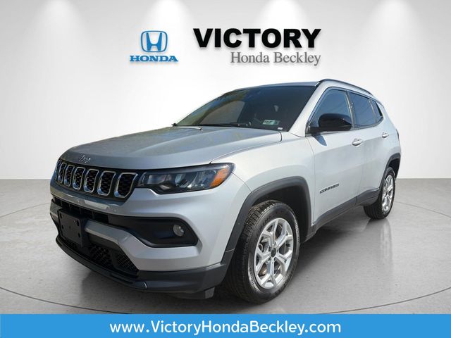 Silver 2025 Jeep Compass SUV / Crossover Four-Wheel Drive 8-Speed Automatic