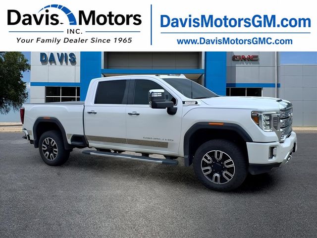 White Frost Tricoat 2021 GMC Sierra 3500HD Pickup Truck Four-Wheel Drive Automatic