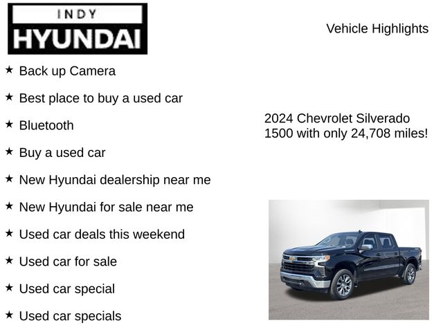 Used 2024 Chevrolet Silverado 1500 LT For Sale in Indianapolis, IN