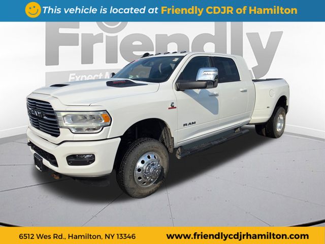 Bright White Clearcoat 2023 RAM 3500 Pickup Truck Four-Wheel Drive 6-Speed Automatic